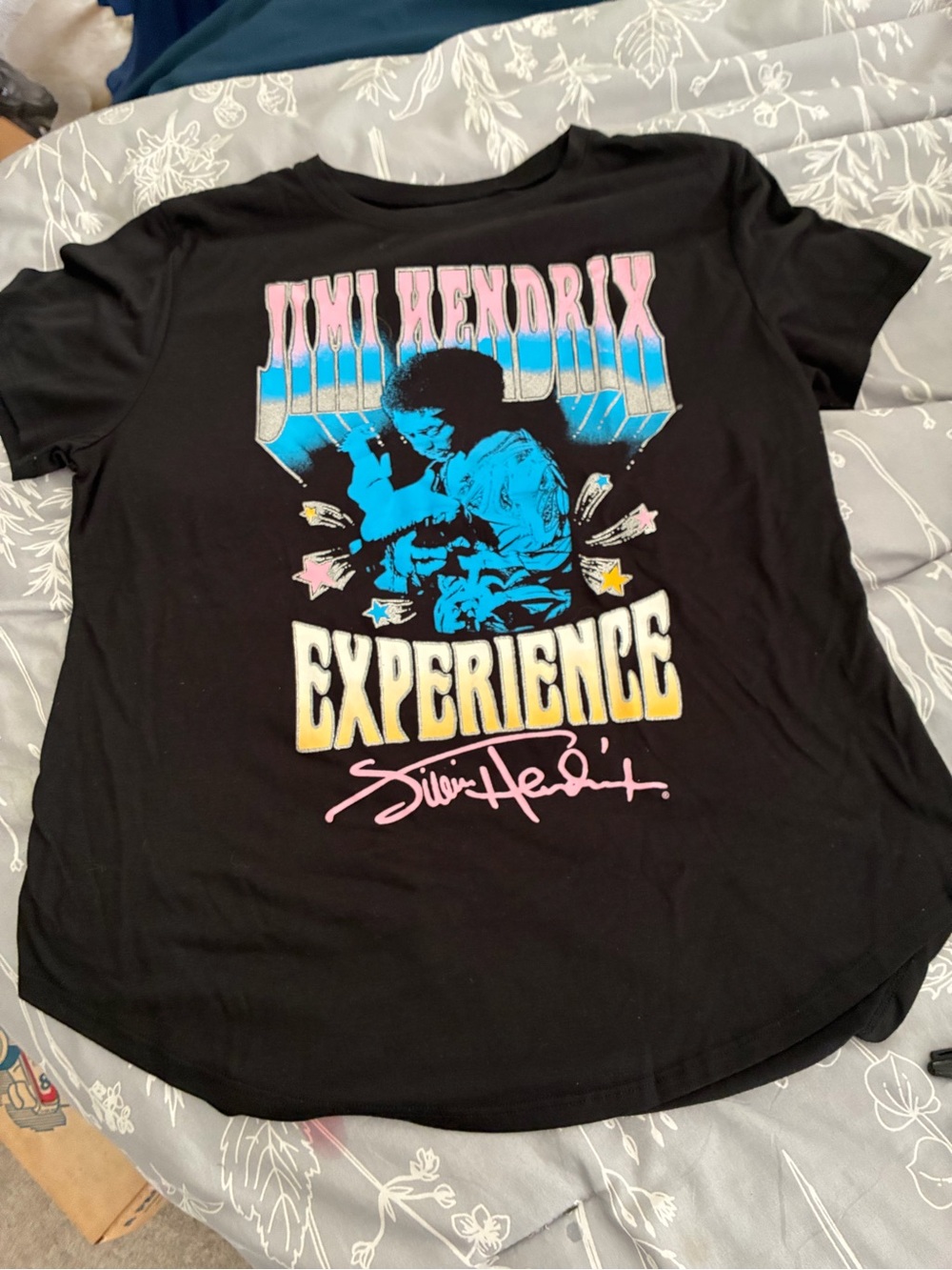 Jimi Hendrix Experience Graphic Tee - Black-Woman’s XL
